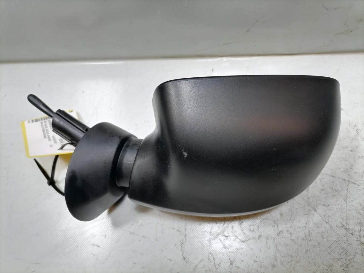 Dacia Sandero SD original Au&szlig;enspiegel links manuell schwarz unlackiert BJ09